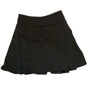 Halara XS Black Cloudful 2-in-1 Flare Tennis Skirt Skort with Pocket NWT